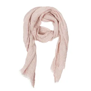 100% Linen Scarf - Pink