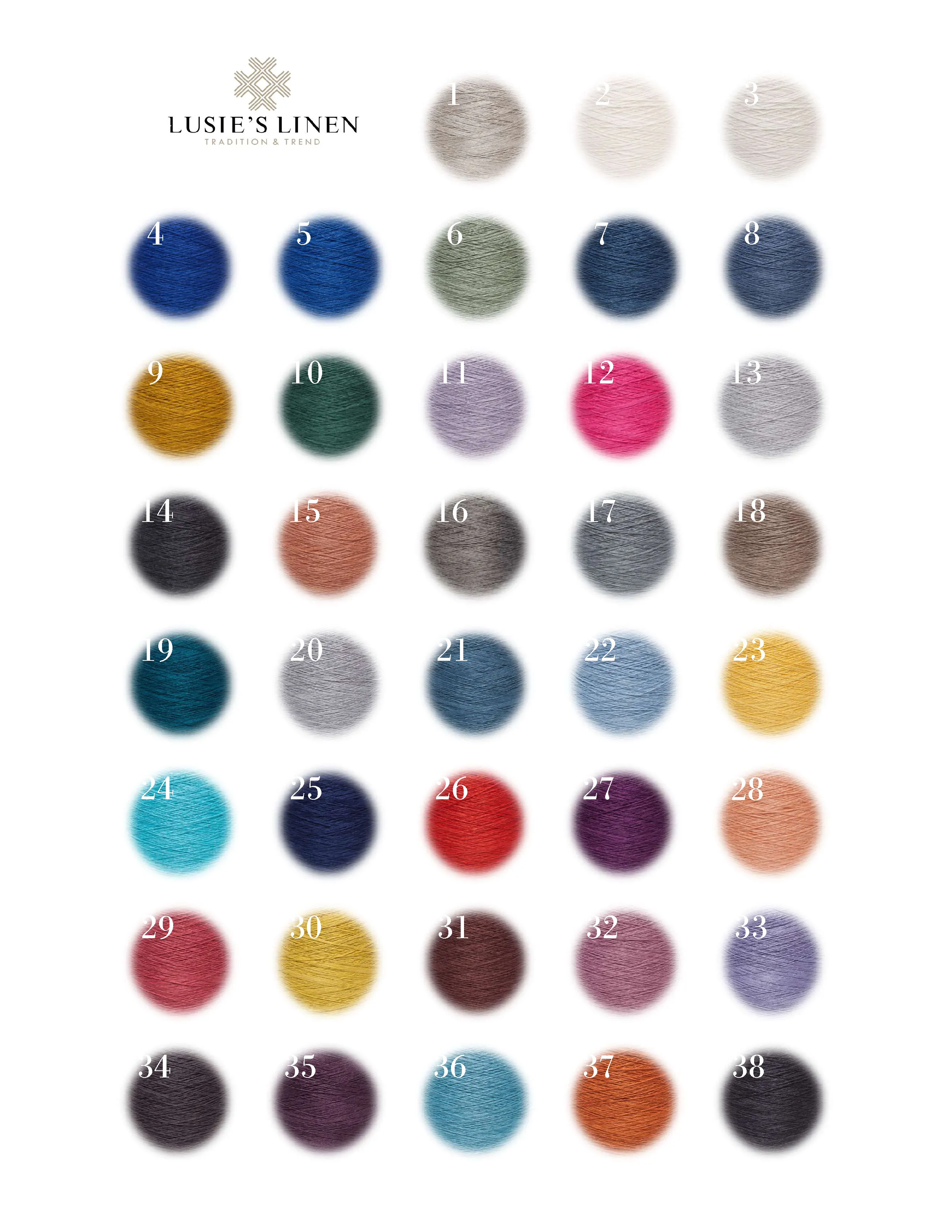 100% Linen Yarn - Light Gray