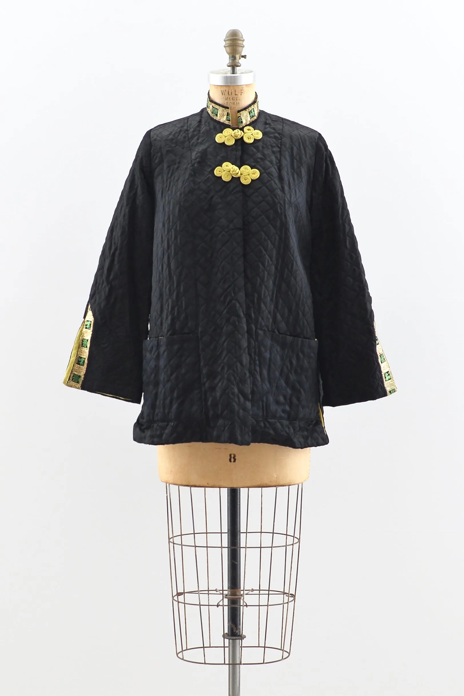1950s Quilted Jacket / S M