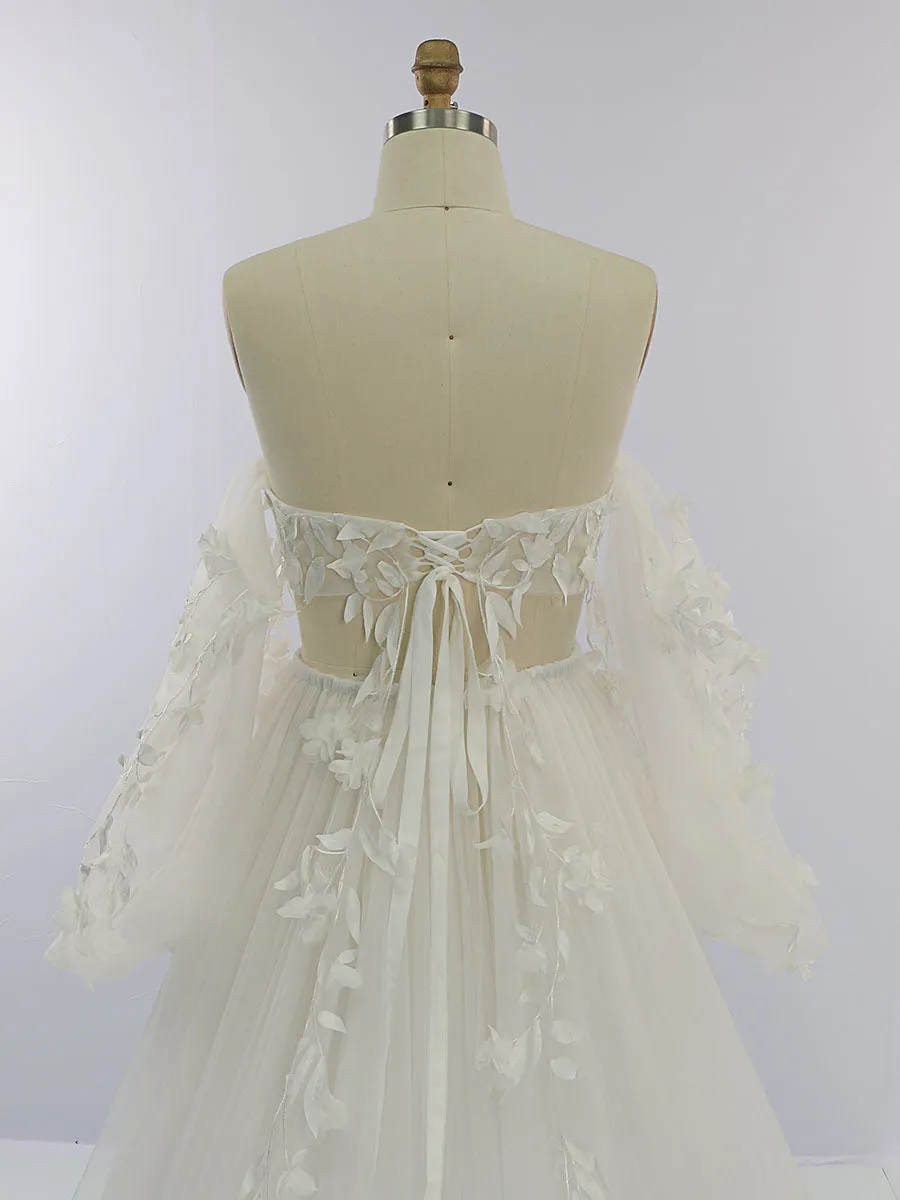 2 Pieces Set Gorgeous Long Sleeve Maternity Outfit for Photoshoot YW221109-2
