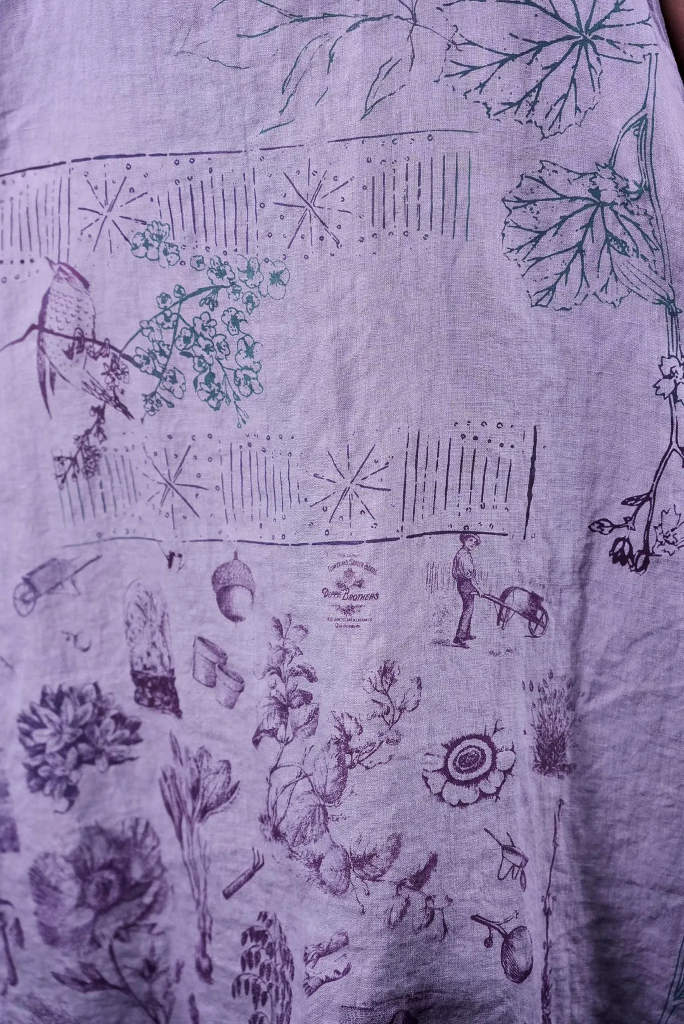 2337 Linen Sundress Amethyst-P