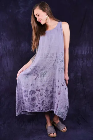 2337 Linen Sundress Amethyst-P