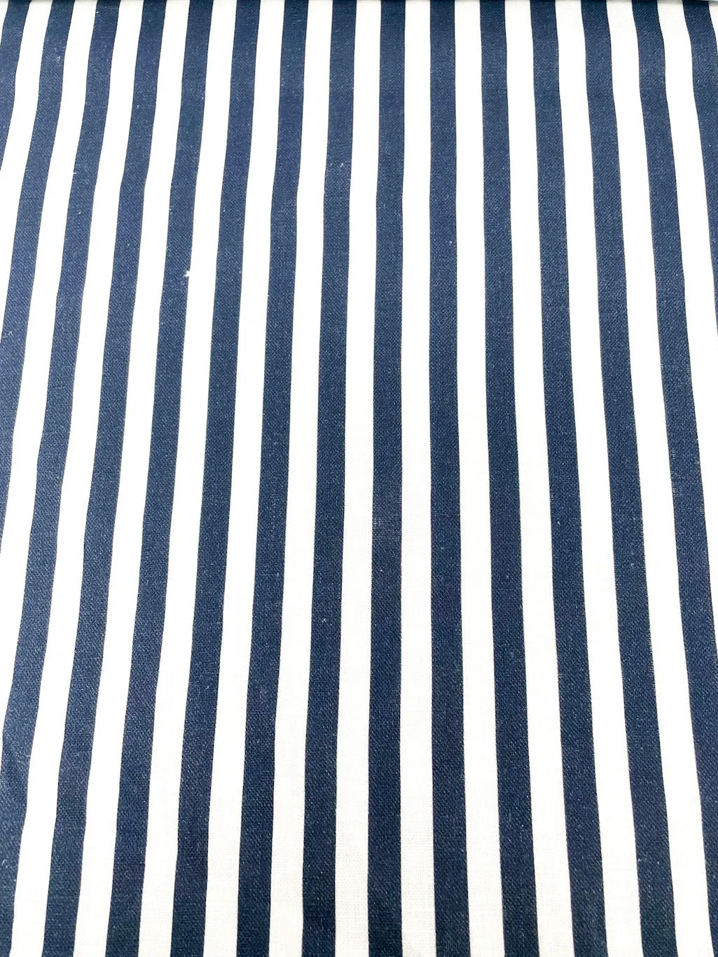 3/8" Narrow Stripe 100% Natural Linen Fabric By The Yard/CL1102