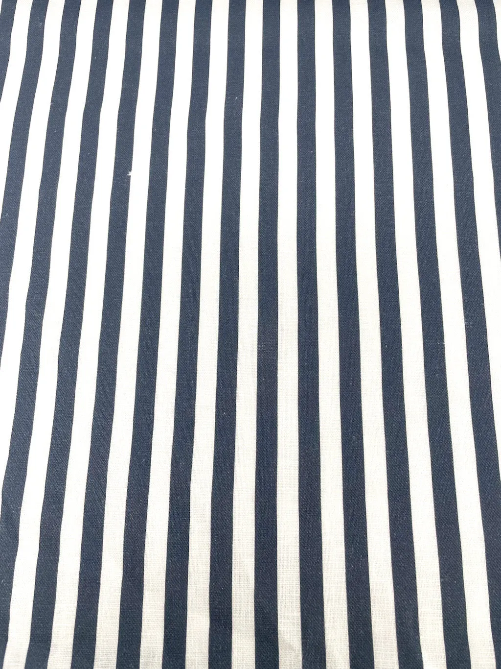 3/8" Narrow Stripe 100% Natural Linen Fabric By The Yard/CL1102