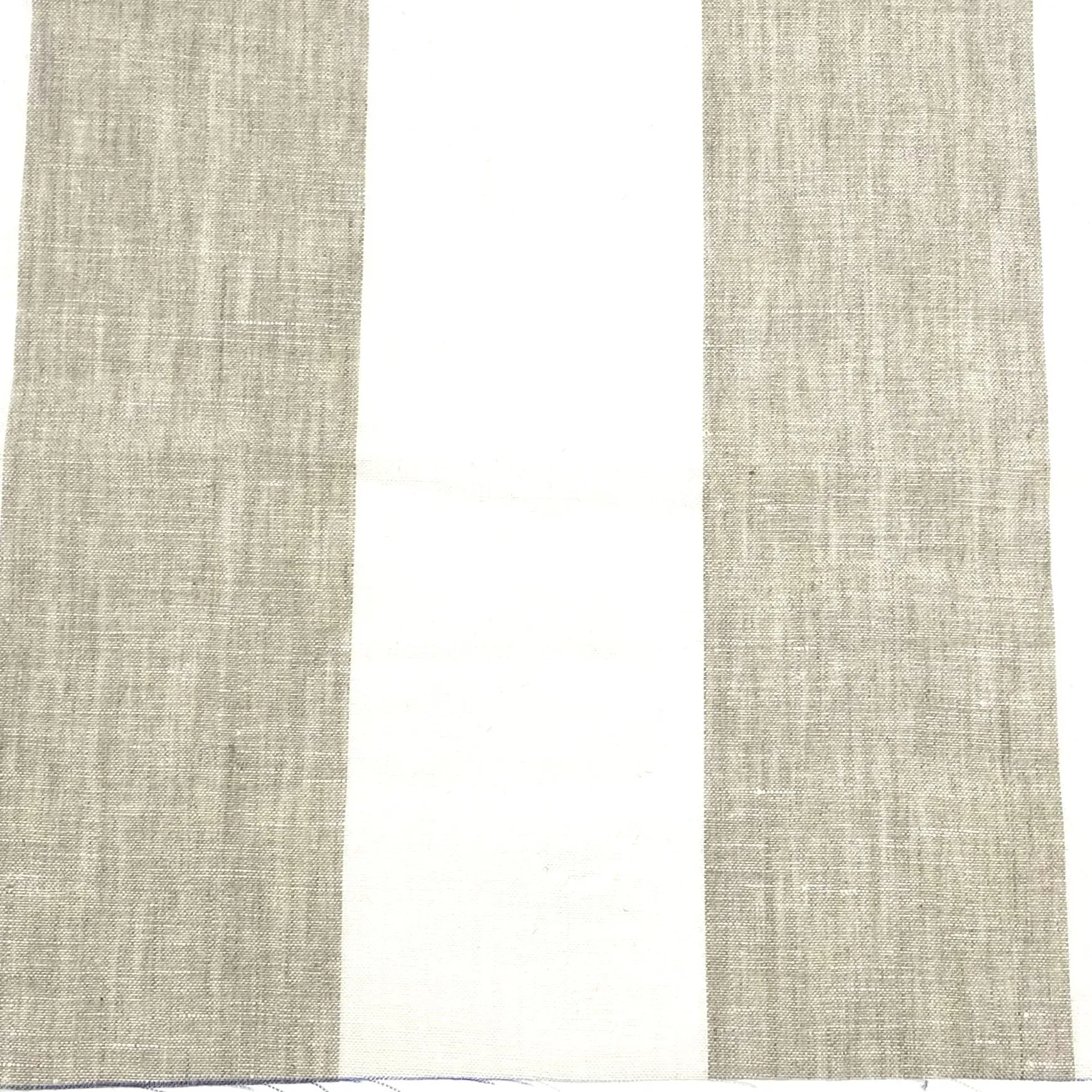 3" Stripe 100% Natural Linen Fabric By The Yard/CL1055