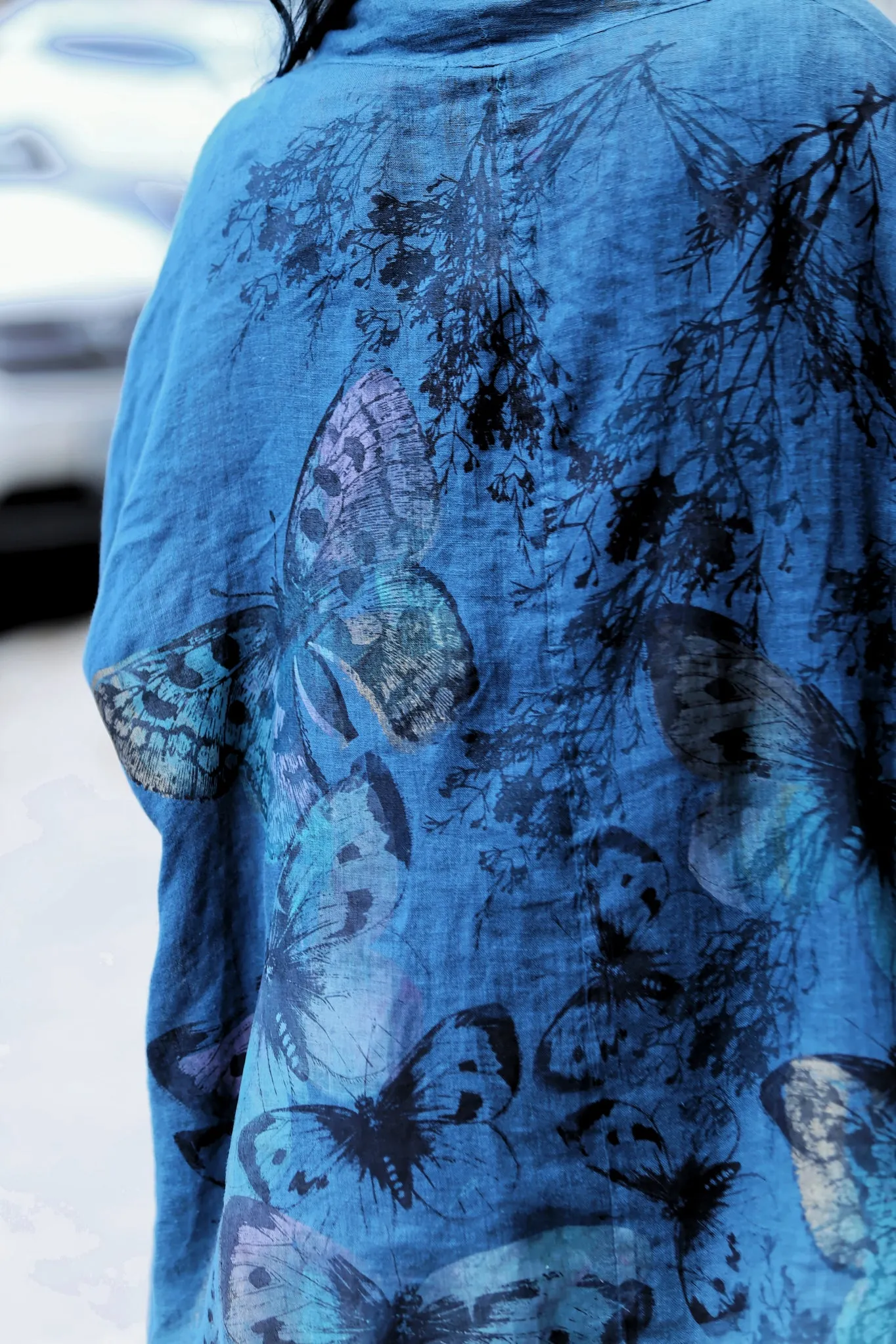 5230 Artful Summer Cardi-Sapphire-Butterflies