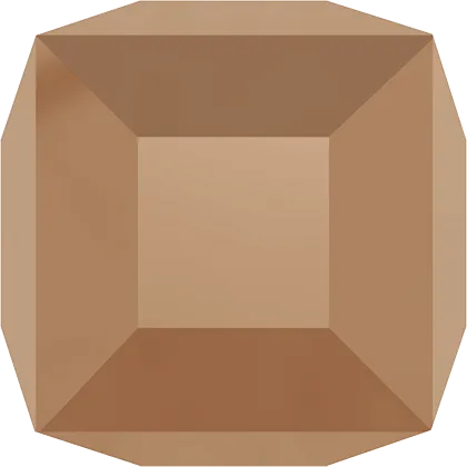 5601 Swarovski Cube Beads, Crystal Rose Gold 'B' (001 ROGLB)