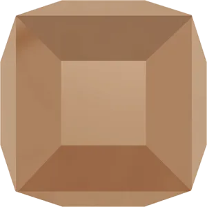 5601 Swarovski Cube Beads, Crystal Rose Gold 'B' (001 ROGLB)