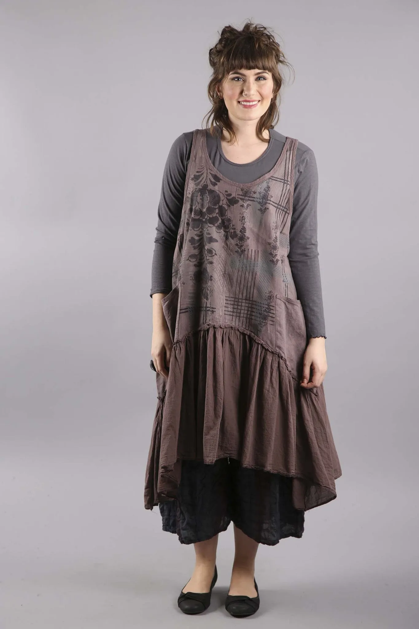 6199 Summer Frock Ferric Printed