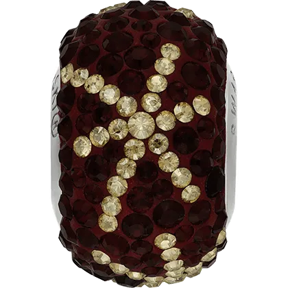82063 Swarovski BeCharmed Pave Snowflake Bead