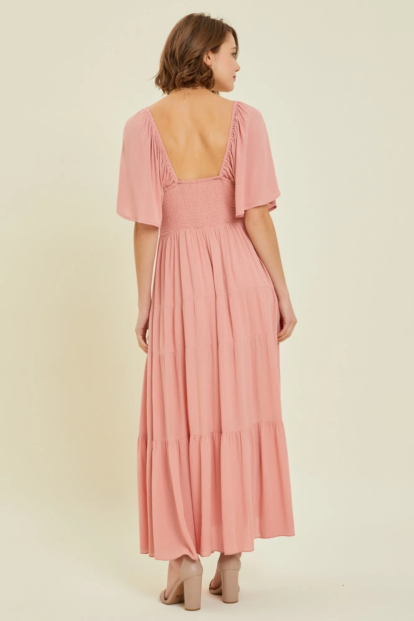 Abigail Ruffle Maxi Dress