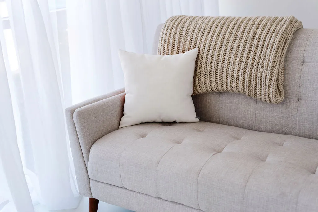 Agave Bloom Clay Brown Linen Pillow, College Student Gift, Christmas Gift, Mother's Day Gift