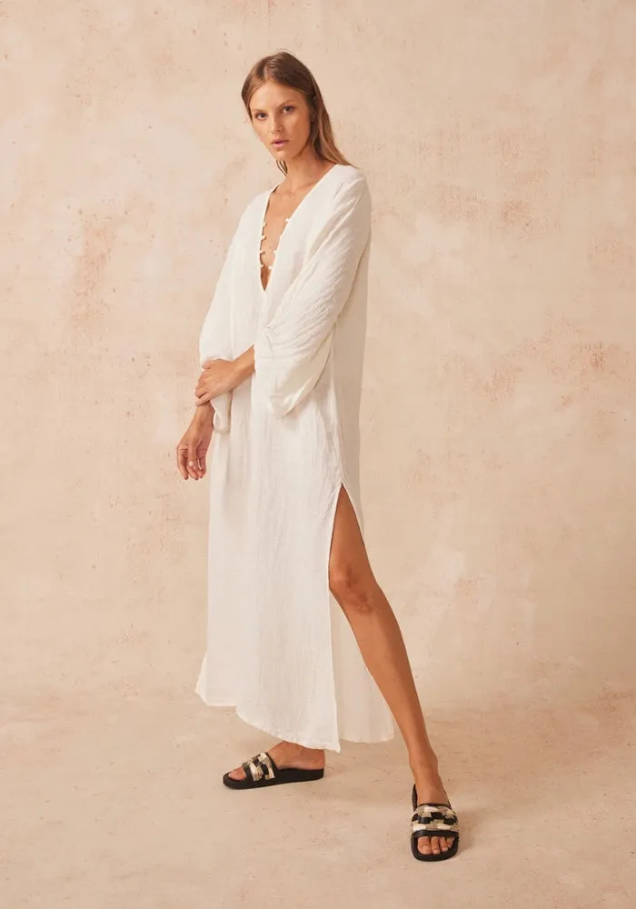 Alia Maxi Dress - Brasile Panna
