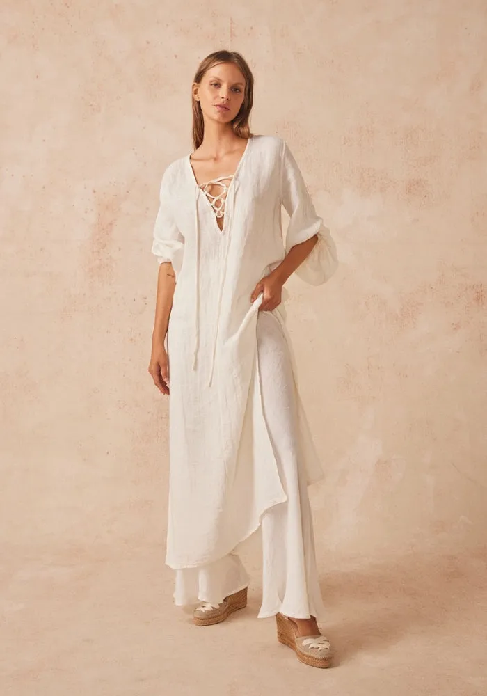 Alia Maxi Dress - Brasile Panna