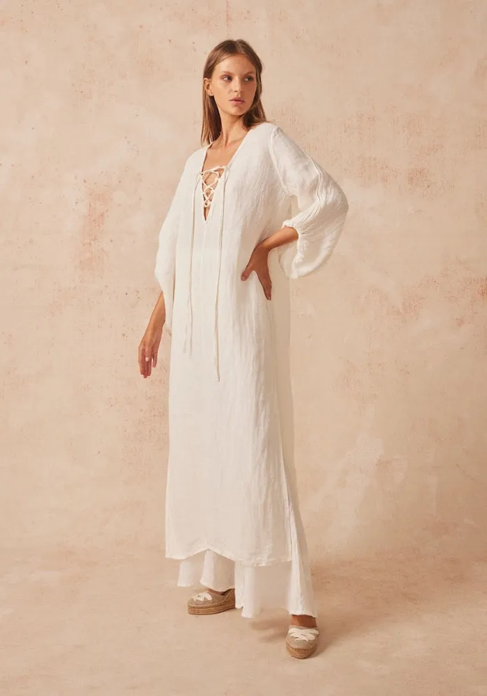 Alia Maxi Dress - Brasile Panna