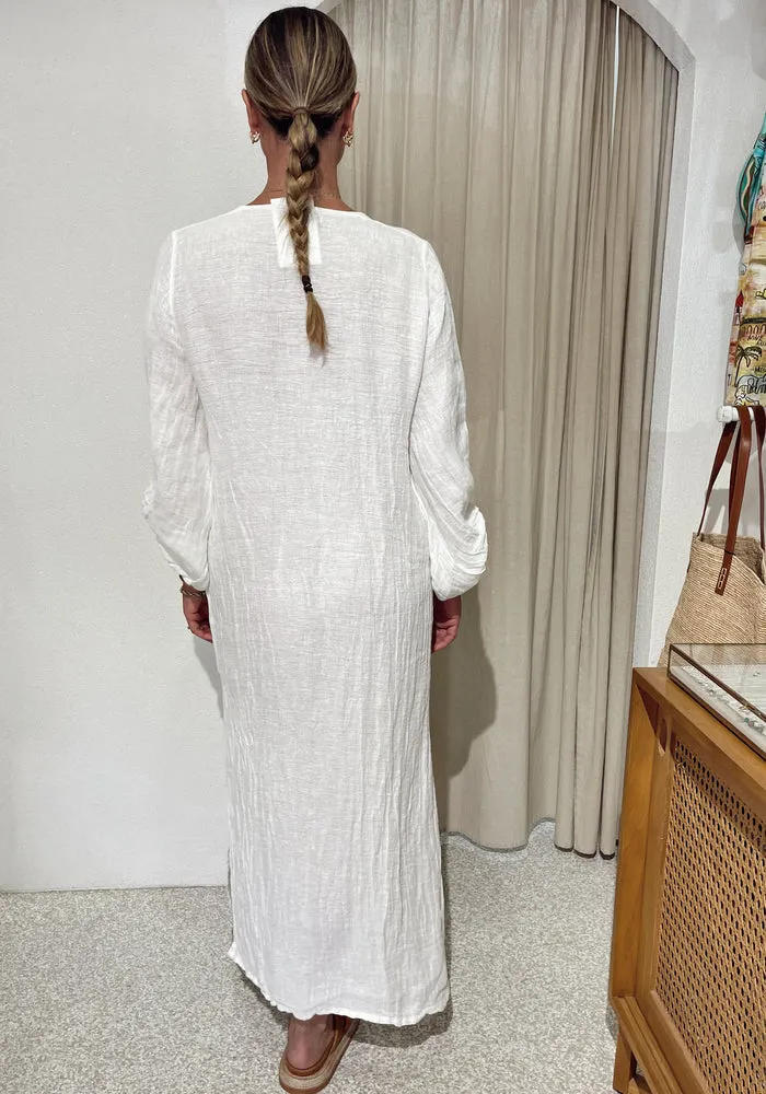 Alia Maxi Dress - Brasile Panna