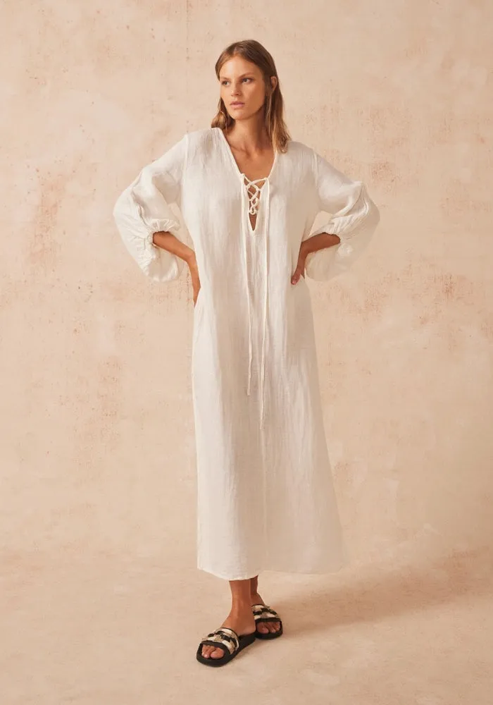 Alia Maxi Dress - Brasile Panna