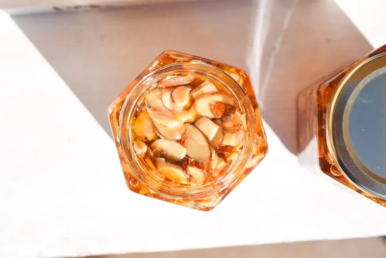 Almond Infused Honey