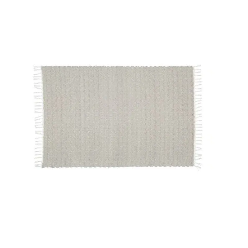 Amelia Jackson Cotton Dhurrie Twill Light Grey 75X120 cm SBED022
