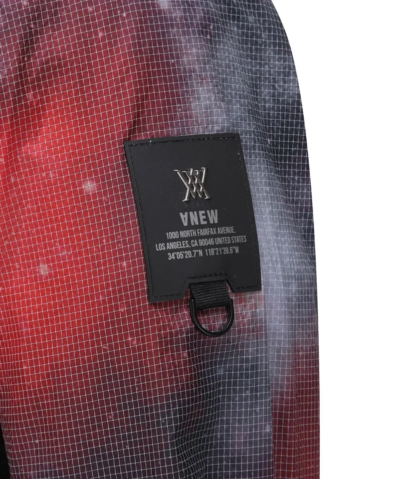 Anew Golf Men's SP Reversible Galaxy Pattern Jacket - Red