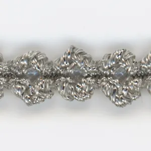 Antique Metallic Trimming Braid #1 Platinum
