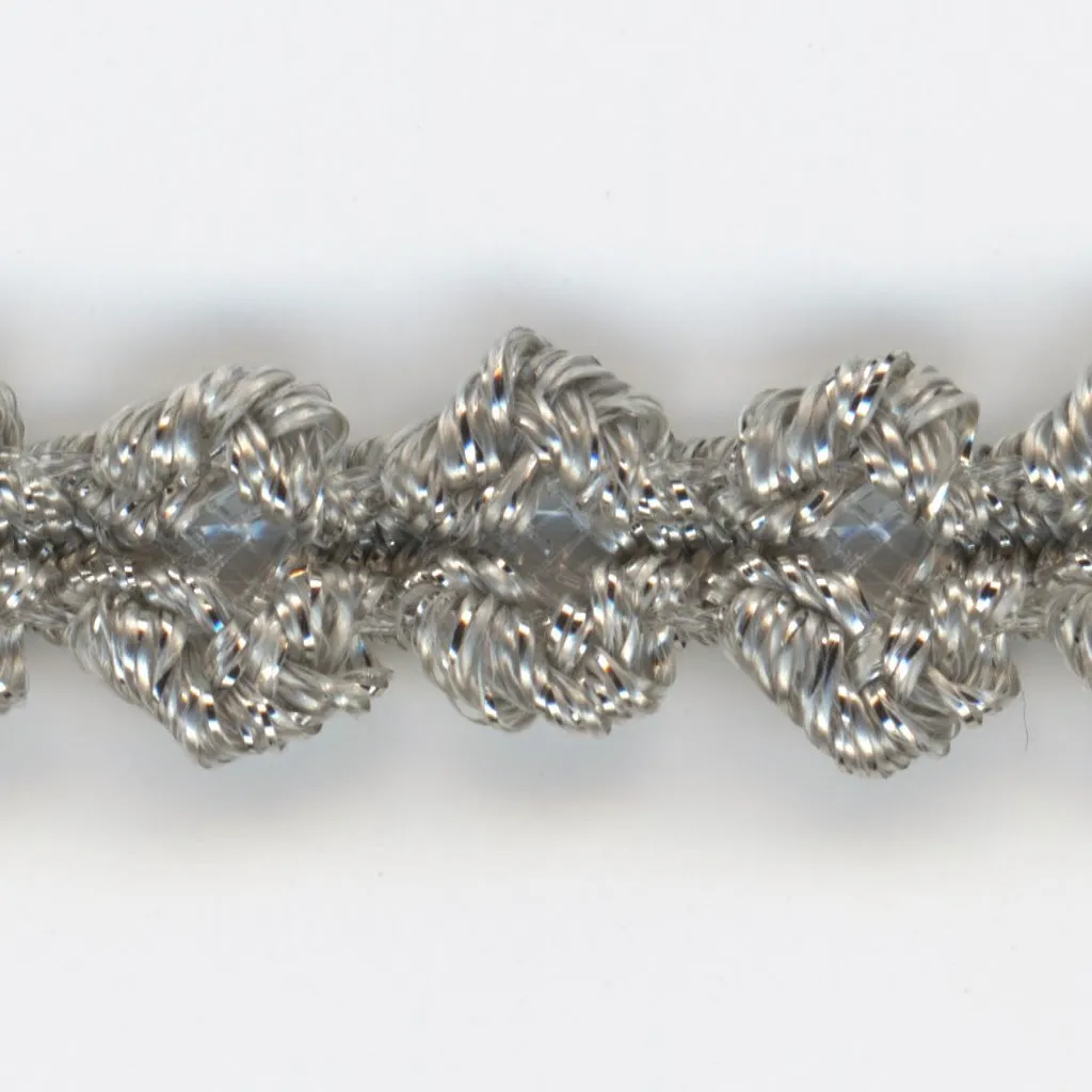 Antique Metallic Trimming Braid #1 Platinum