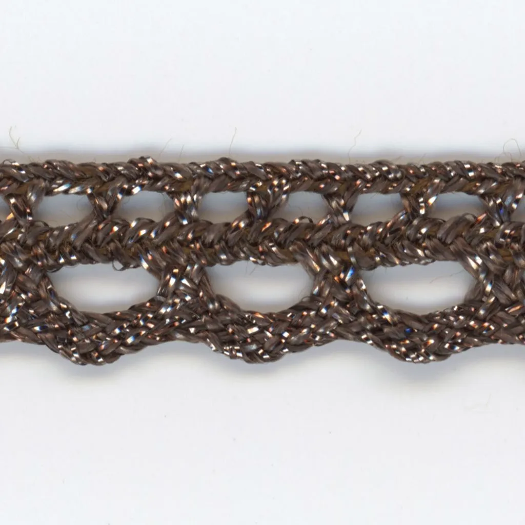 Antique Metallic Trimming Braid #8 Bronze