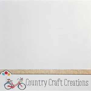 Artisan Cardstock - Linen Speckletone White - 12x12 - 24 Pack