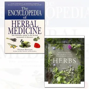 bartram's encyclopedia of herbal medicine and herbs [hardcover] 2 books collection set