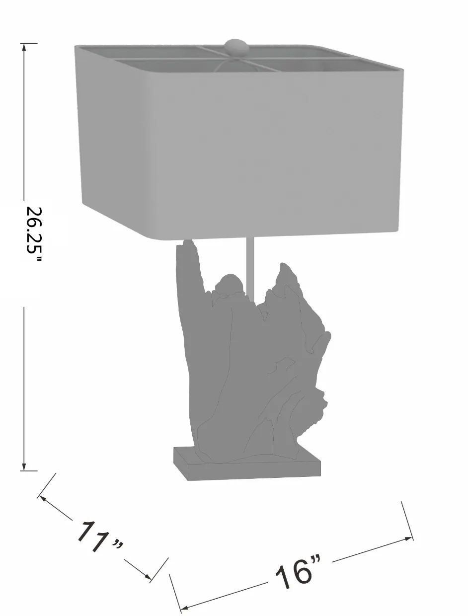 Beachwood Lamp