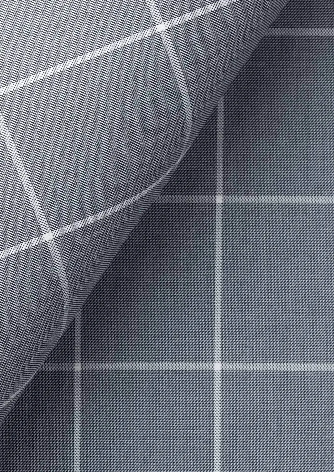 Beekman Powder Grey Windowpane Jacket