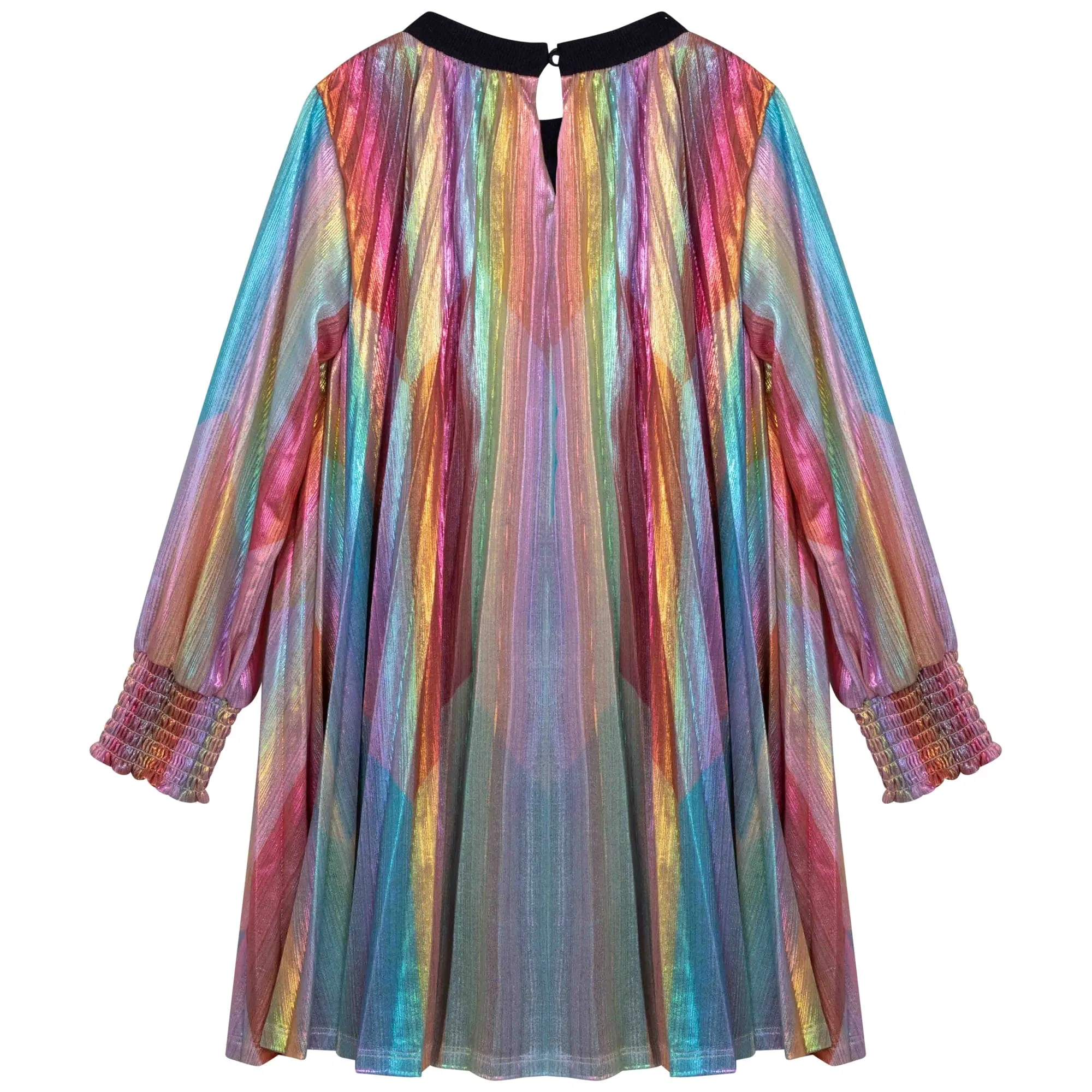 BILLIEBLUSH - Pleated Metallic Dress - Metallic