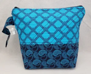 Blue and Blue - Project Bag - Small