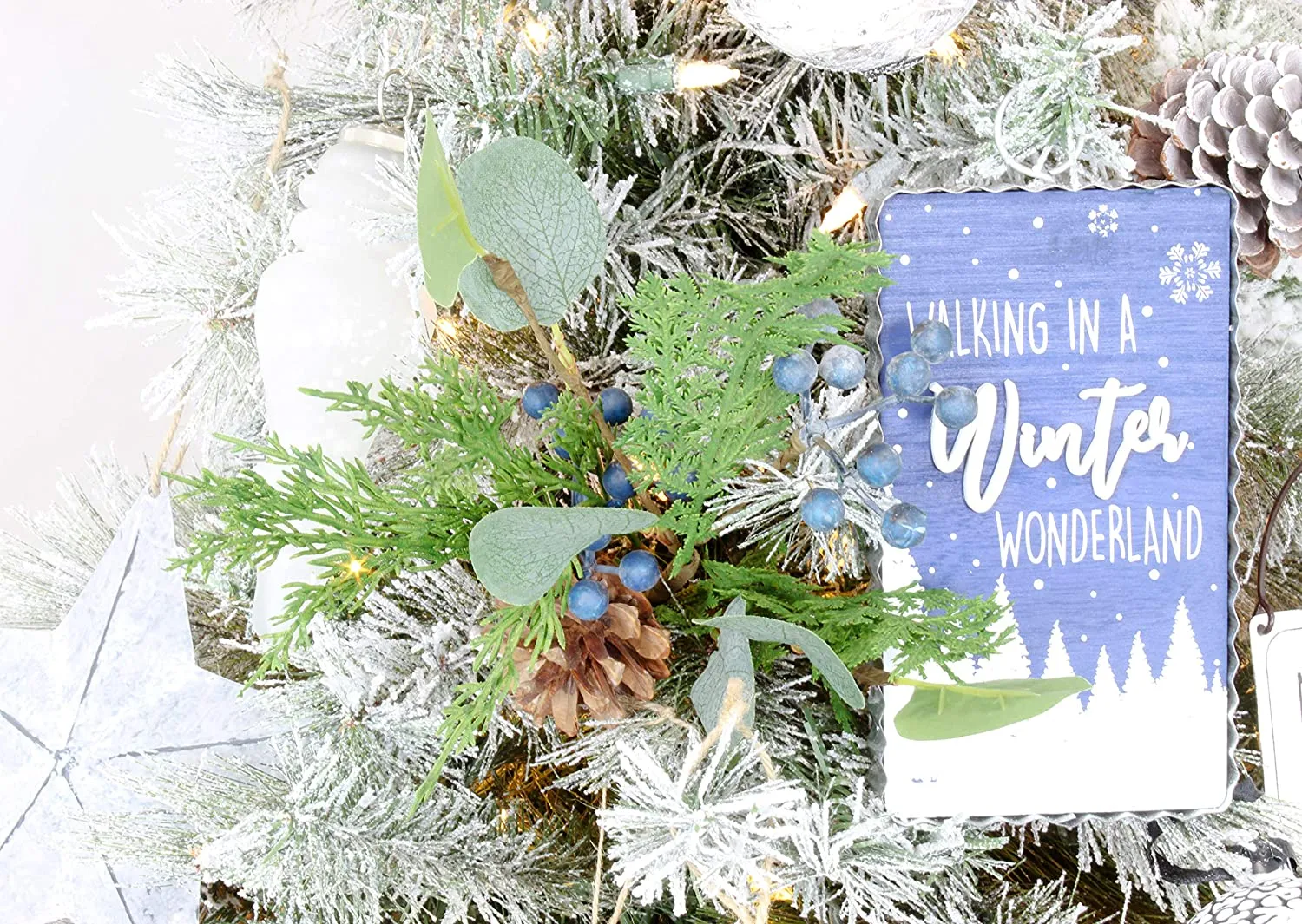 Blue Berry Greenery Picks (16-Inch, Case of 90)