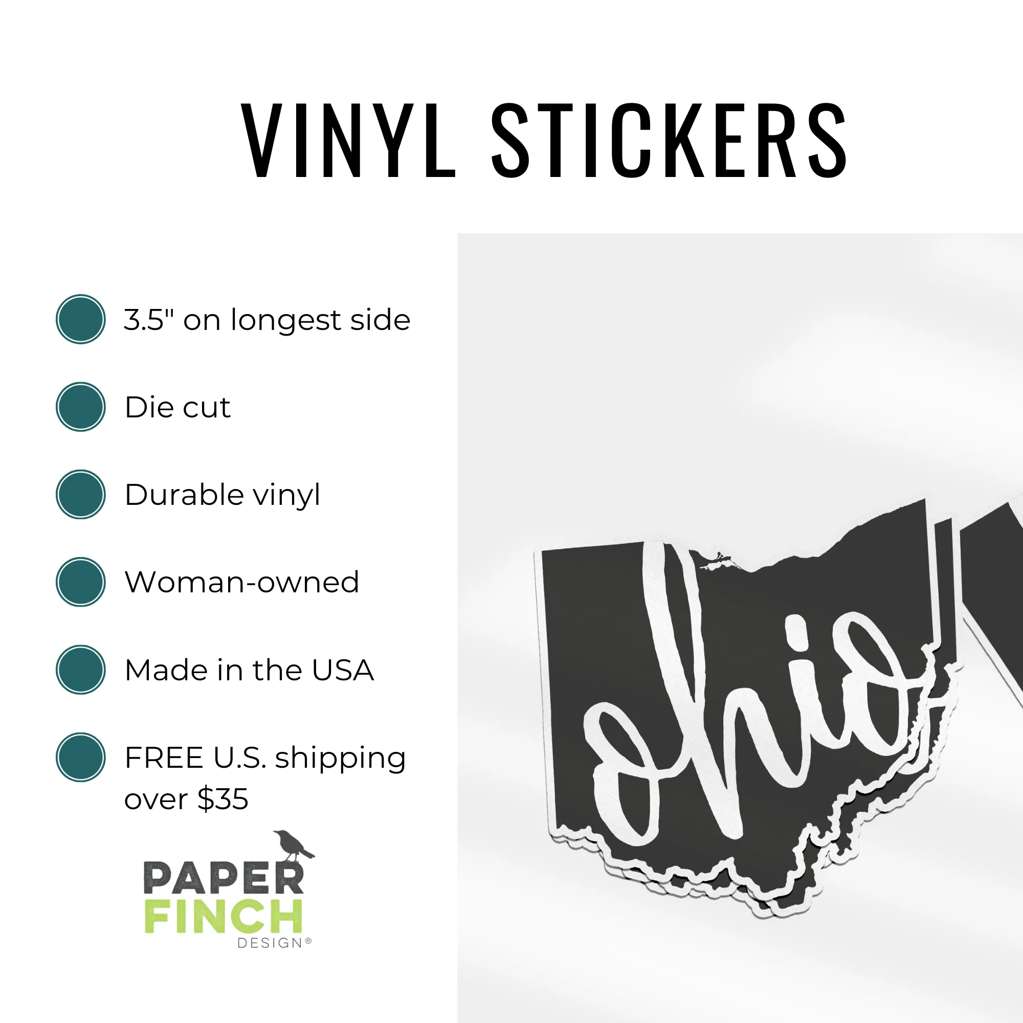 Blueberry sticker, charming die-cut vinyl blueberry branch, great for decorating notebooks, gifts, or just adding fruity flair! | Preppy Coastal Collection