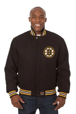 Boston Bruins Embroidered Wool Jacket