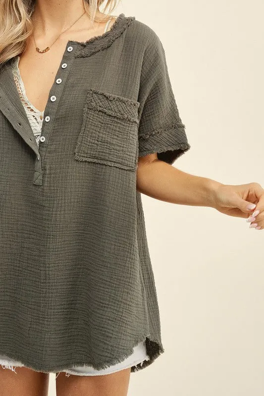 BRITTANY GAUZY TOP