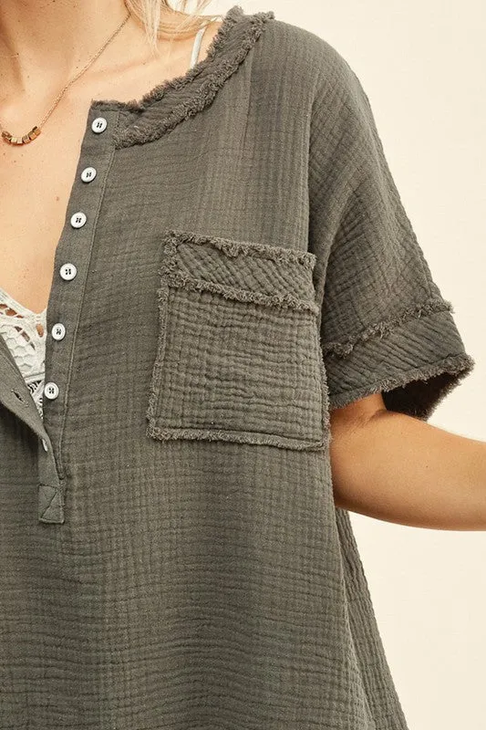 BRITTANY GAUZY TOP
