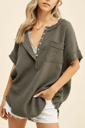 BRITTANY GAUZY TOP