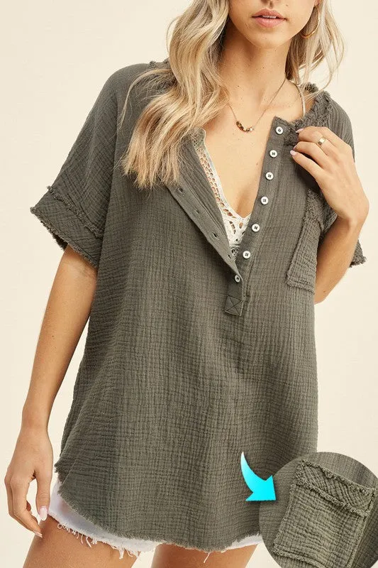 BRITTANY GAUZY TOP