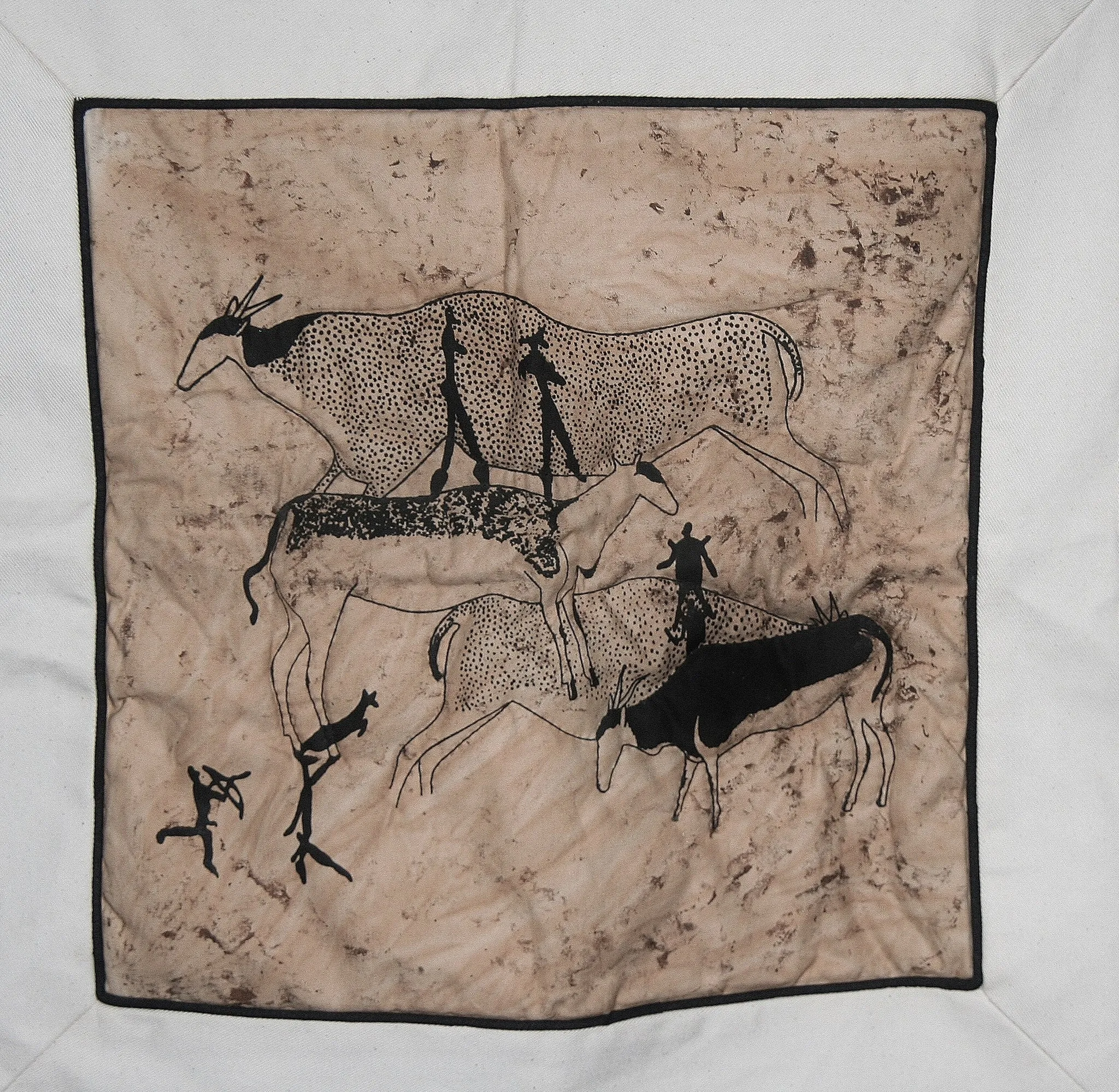 Bushman Cave Art Wall Hanging