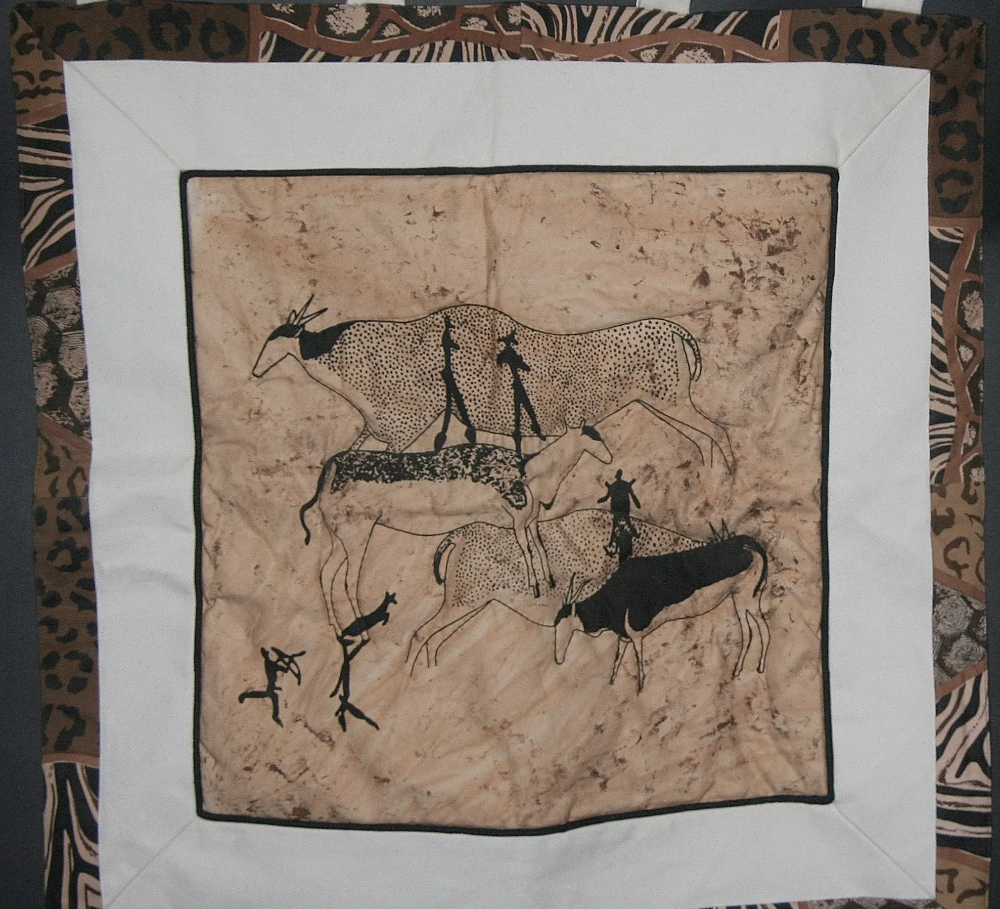 Bushman Cave Art Wall Hanging