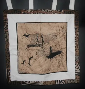 Bushman Cave Art Wall Hanging