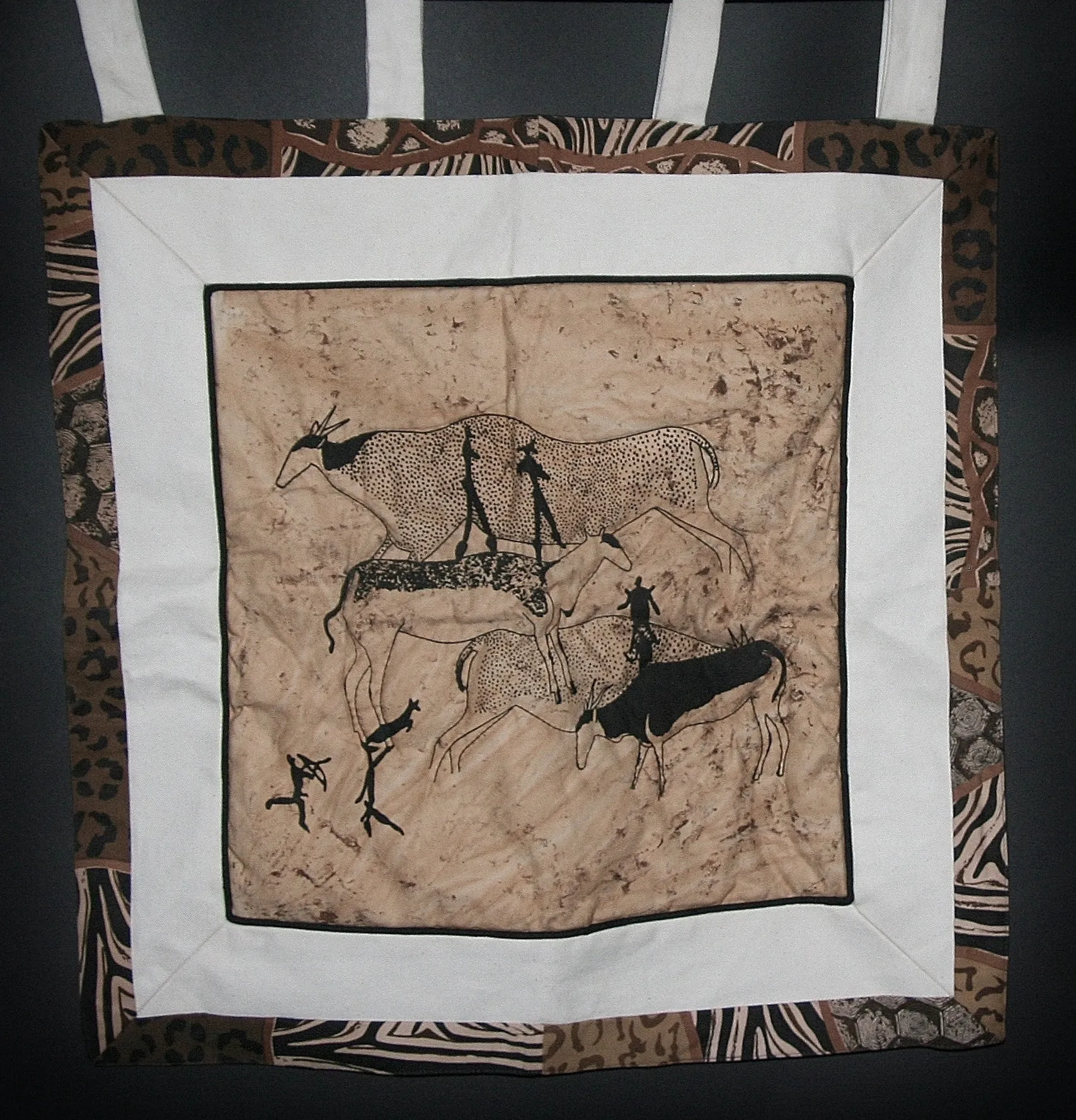 Bushman Cave Art Wall Hanging