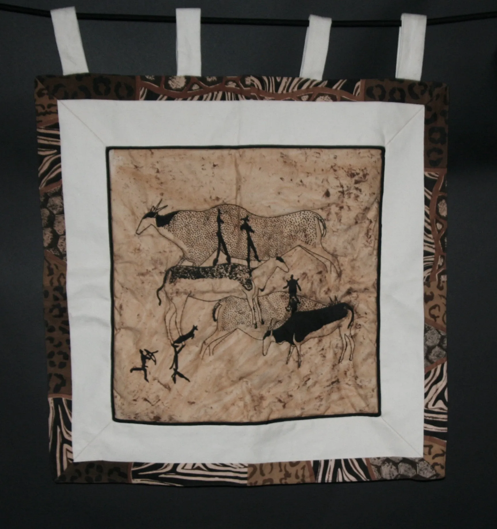 Bushman Cave Art Wall Hanging
