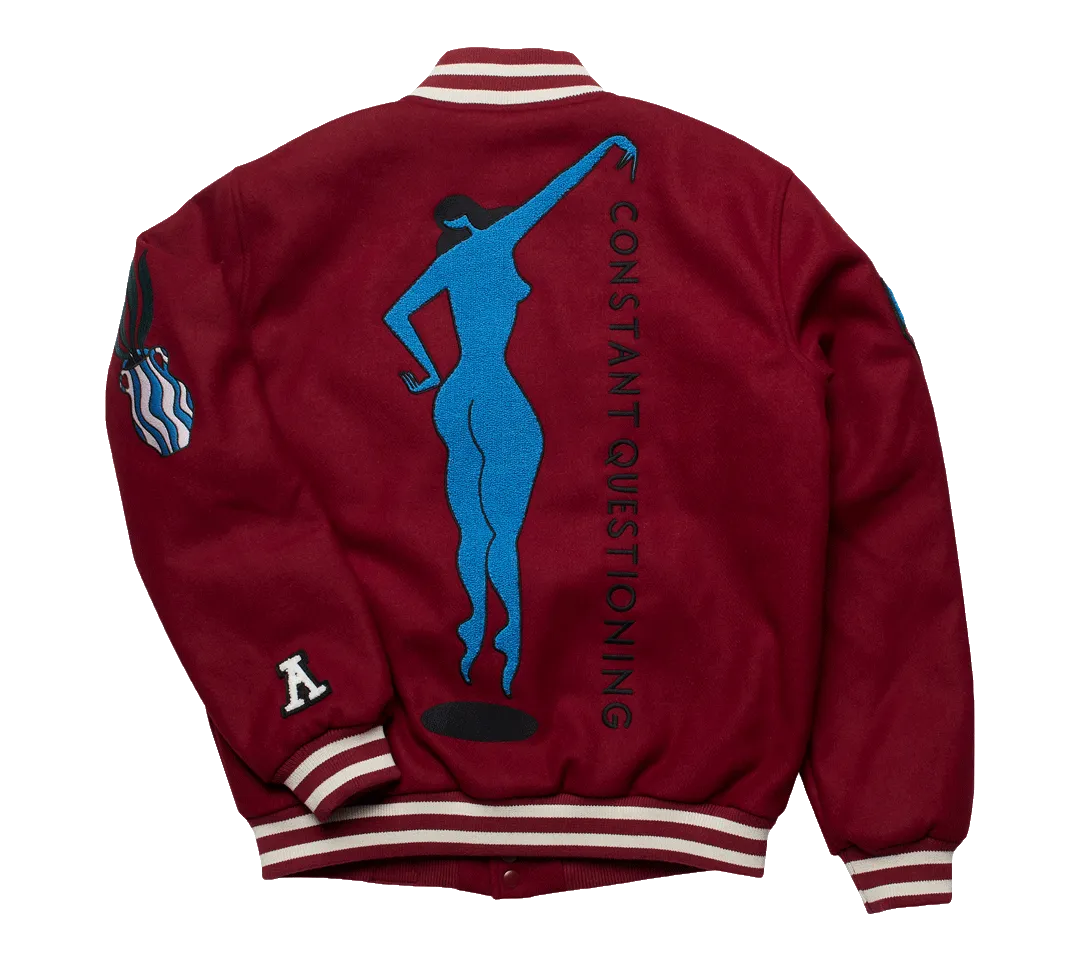 by Parra Run & Sit Bike Varsity Jacket