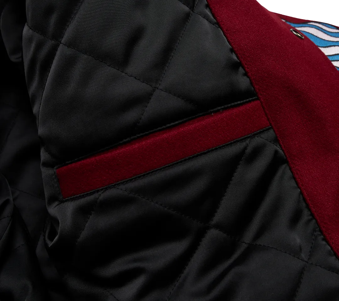 by Parra Run & Sit Bike Varsity Jacket