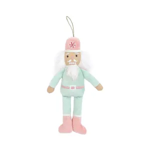 Candy Nutcracker Plush Ornament..