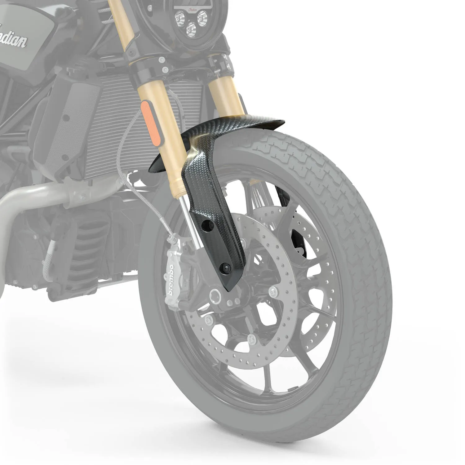Carbon Fiber Front Fender 19 in.