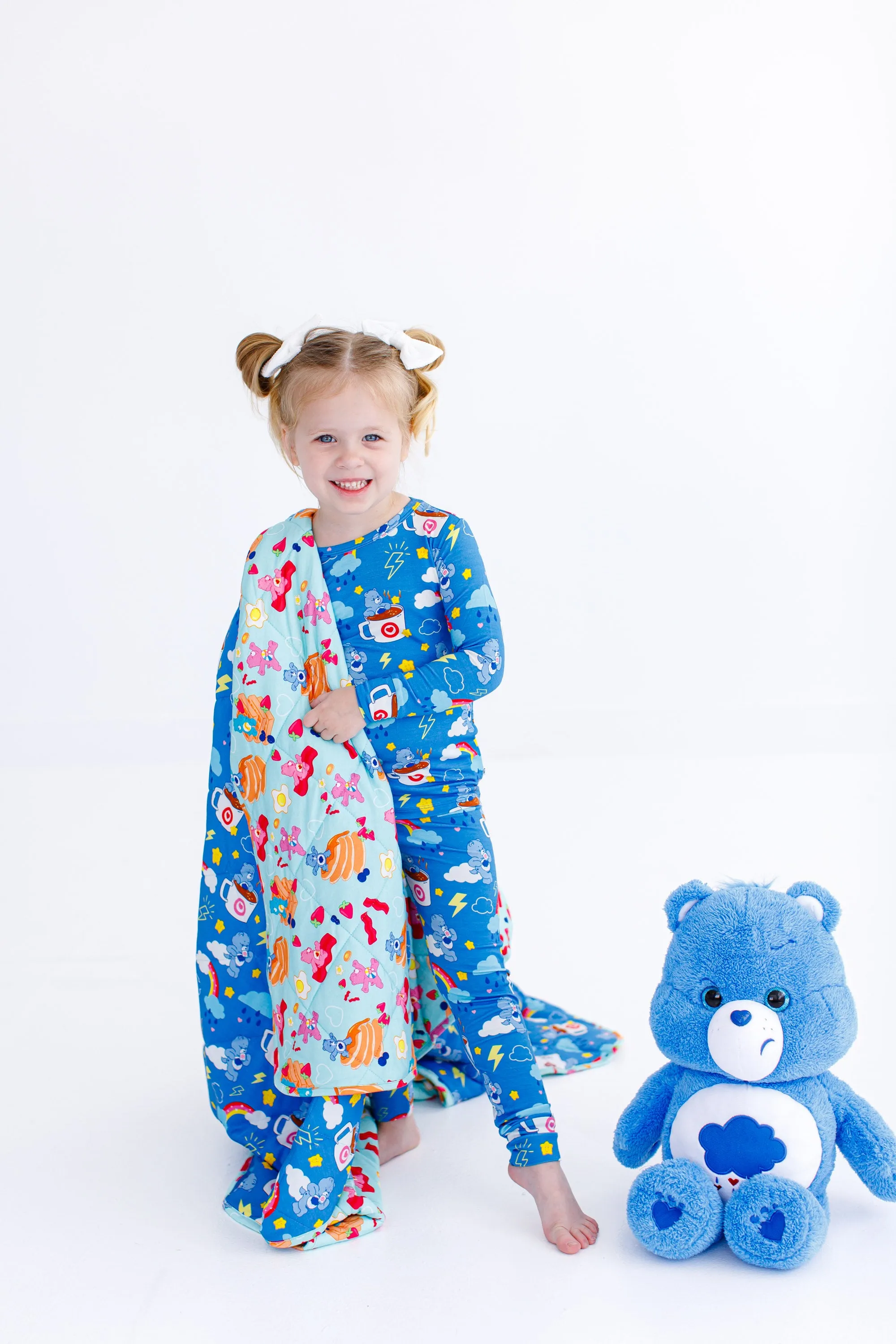 Care Bears™ Breakfast Bears / Grumpy Coffee Toddler Birdie Quilt